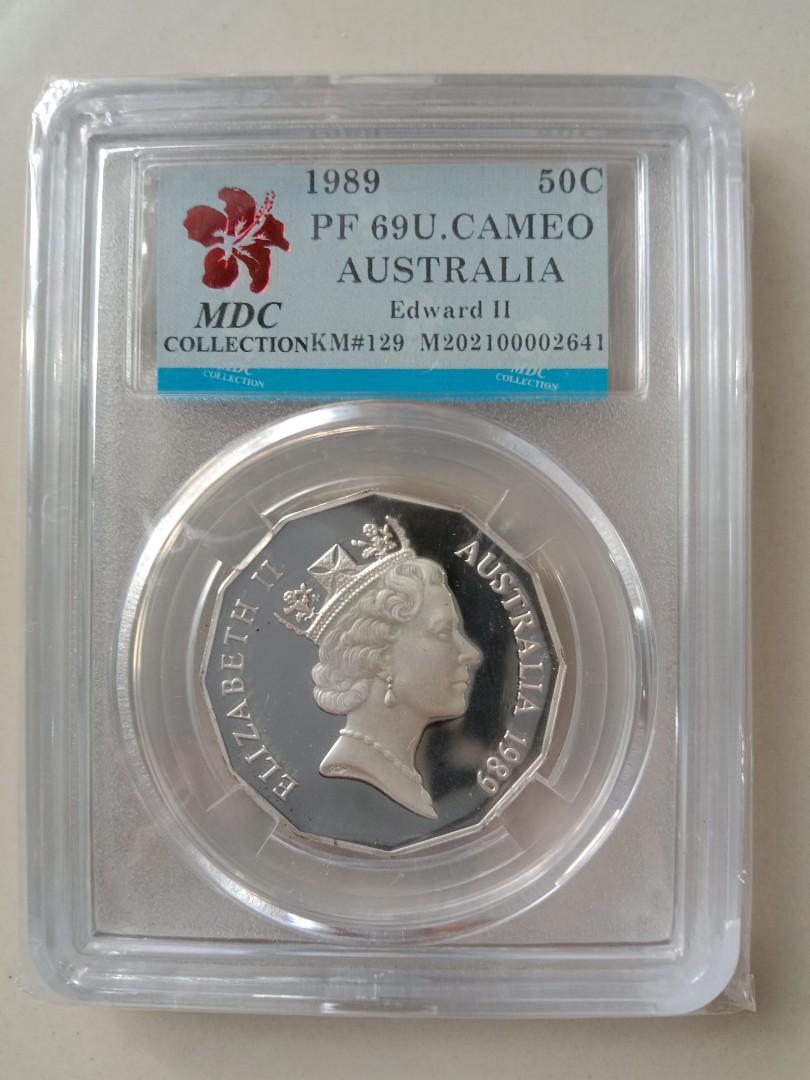 Australia H.R.M The Prince of Wales & Lady Diana Spencer 50 Cents Commemorative Silver Proof