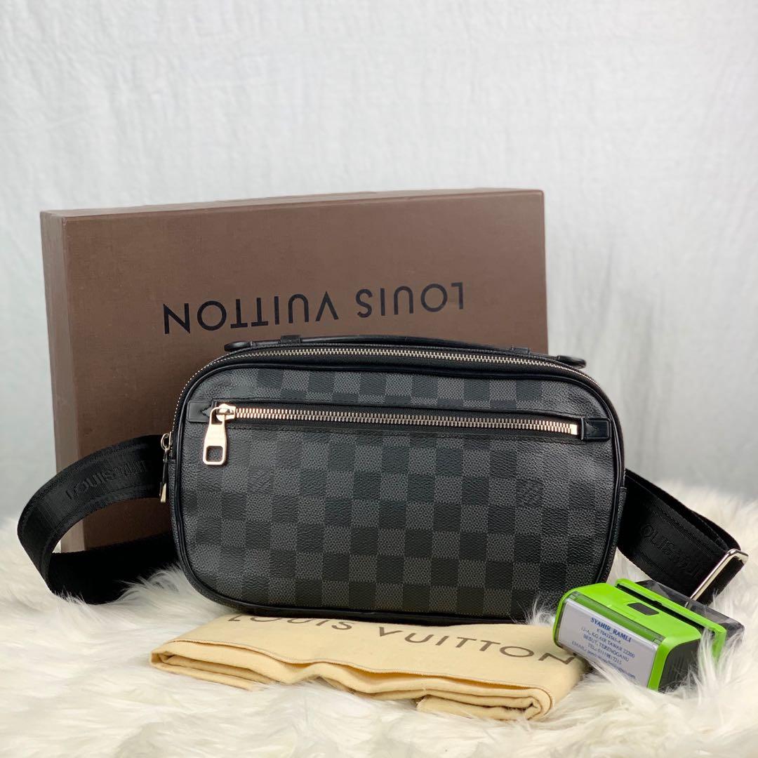 Authentic LOUIS VUITTON Damier Graphite Ambler Bumbag/Clutch, Men's  Fashion, Bags, Belt bags, Clutches and Pouches on Carousell