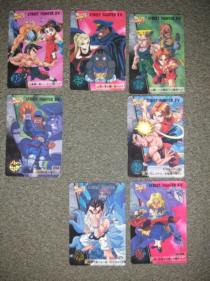 Vega Street Fighter 2 TCG Carddass Super Famicom Video Game Card Japanese 4