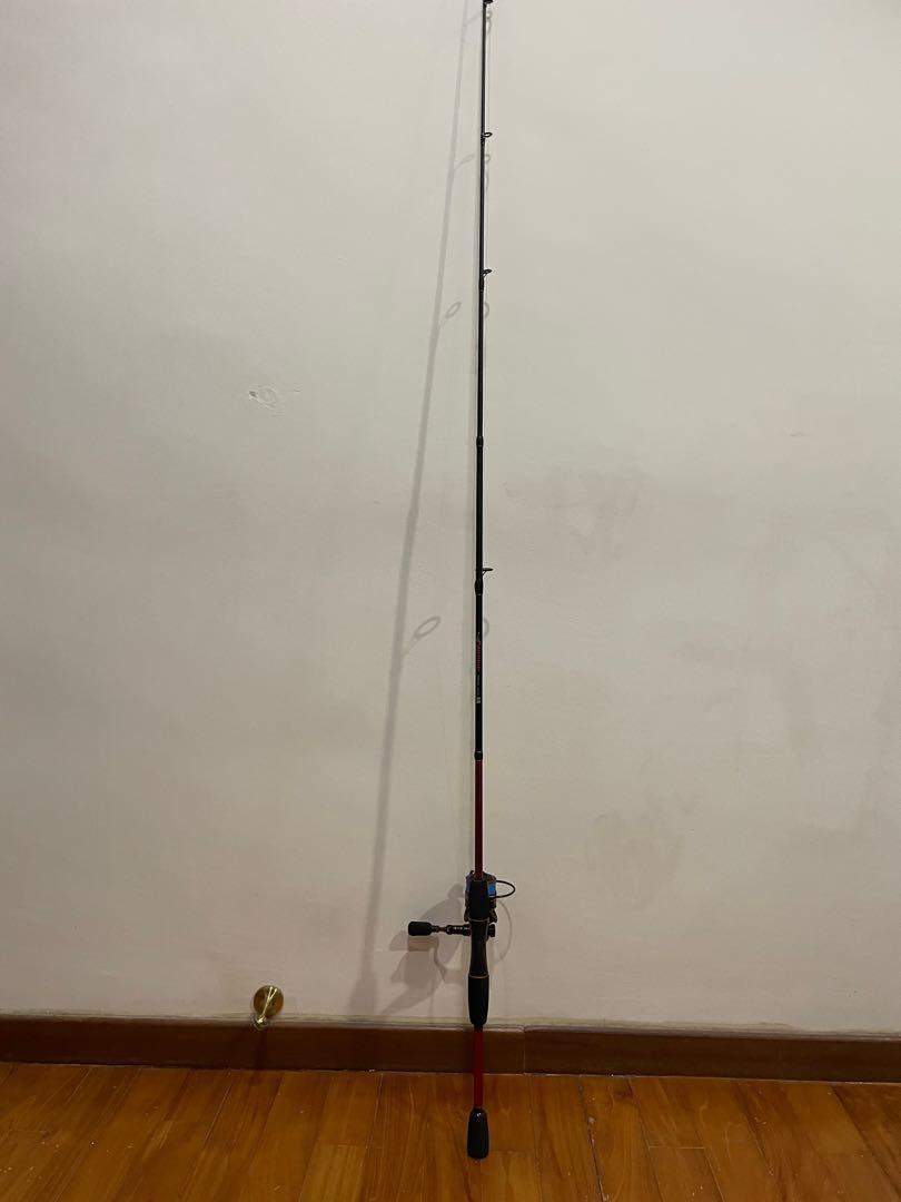 Fishing Rod and Reel Set Comes with Reel spooled with Braided line