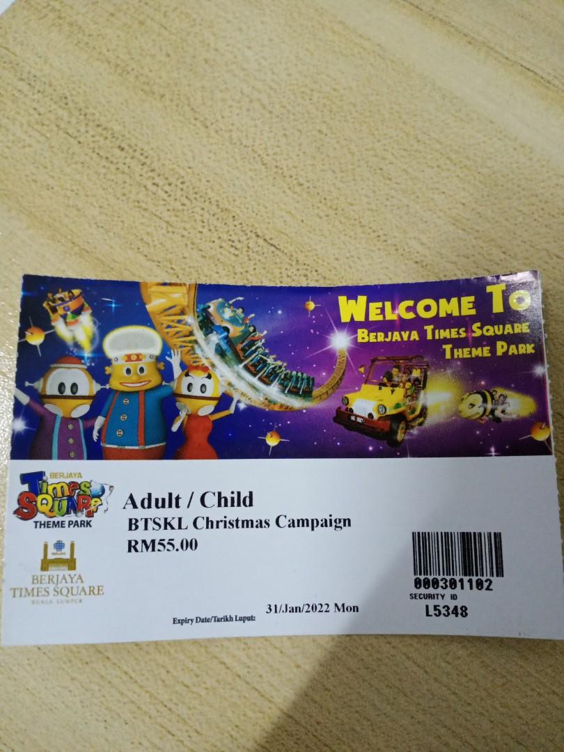 Times Square Theme Park 2022 Berjaya Time Square Theme Park Tickets Vouchers Event Tickets On Carousell
