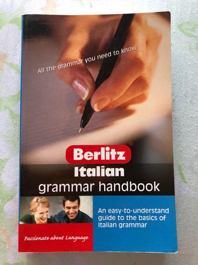 Berlitz Italian Grammar Handbook (Category: Textbooks) located in Manila. Submitted by john.patrick (Listing ID 1128793295, Image 1). Description: .