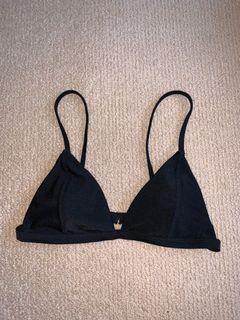 Black Triangle Bikini Top