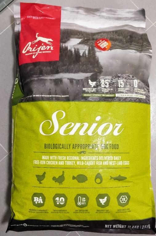 Brand New Orijen Dog Food Senior 11.4kg Pet Supplies Pet Food