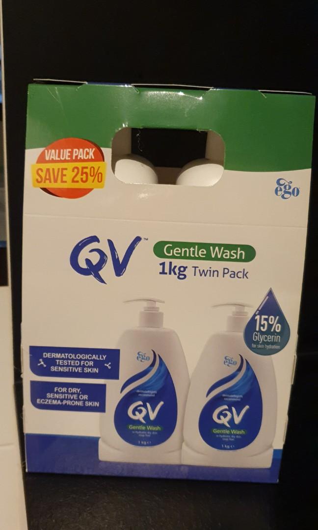 Brand New QV body wash x 2 bottles, Beauty & Personal Care, Bath & Body