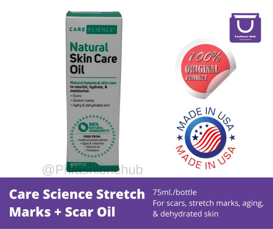 Care Science Stretch Marks & Scars Oil For Scar Remover, Hair & Dehydrated Skin (Like Bio Oil