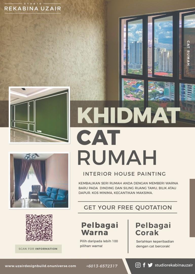 Cat Rumah Luar Dan Dalam Bercorak Dan Tekstur Services Home Services Others On Carousell 7687