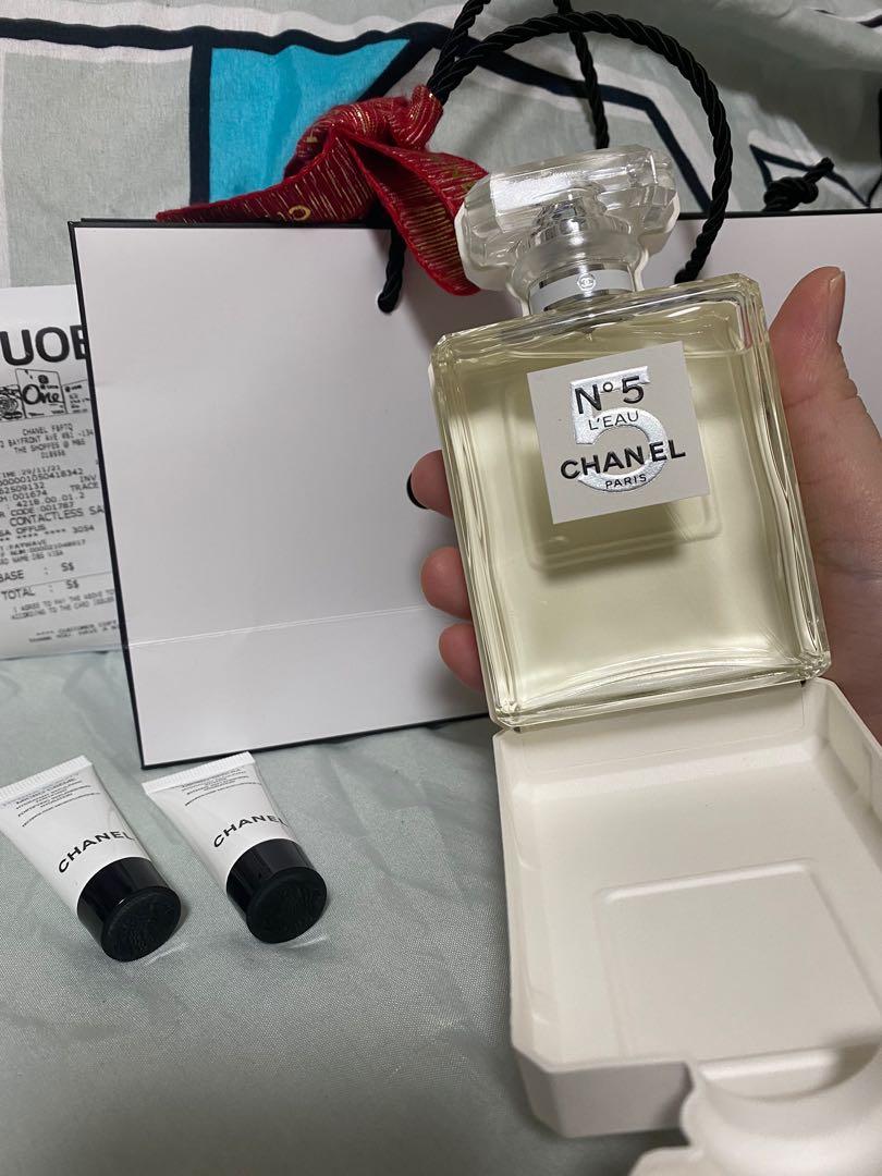 Chanel no. 5 l'eau limited edition 100ml, Beauty & Personal Care, Fragrance  & Deodorants on Carousell