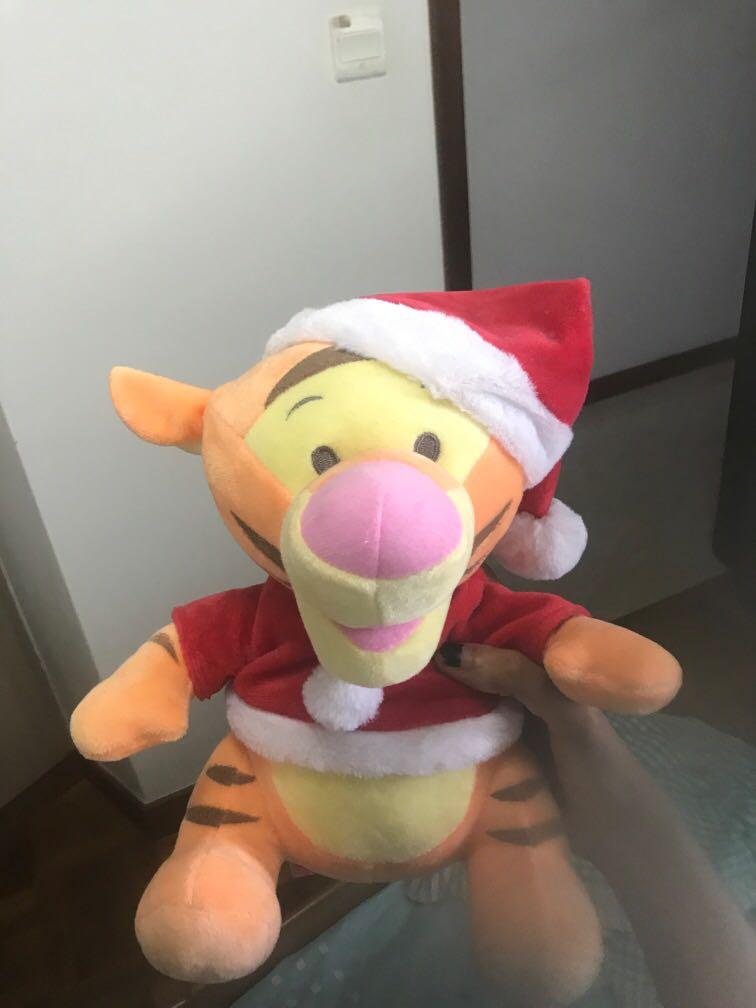 Disney Christmas Tigger Plush Toy Hobbies Toys Toys Games on