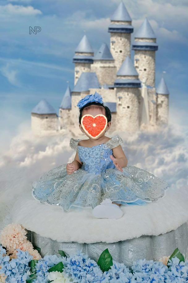 Buy Romy's Collection Princess Blue Cinderella Costume Party Dress-up Set  (5-6, Blue 05) Online at Low Prices in India - Amazon.in