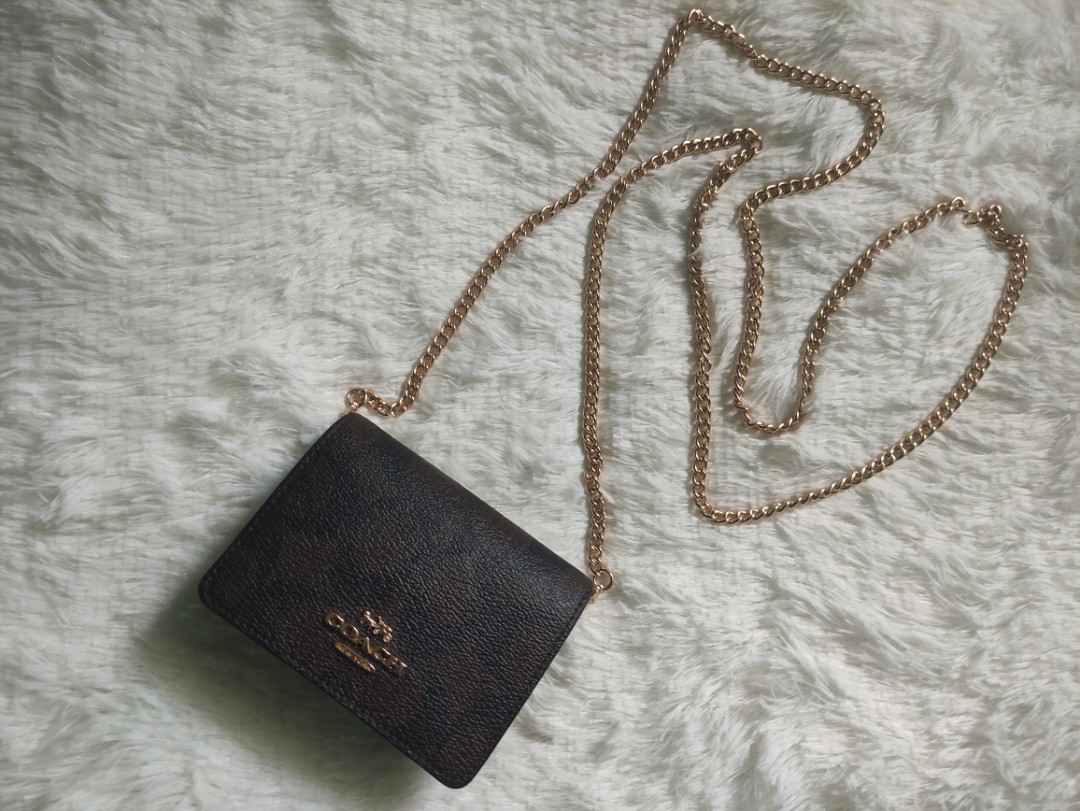 Coach Mini Wallet/Crossbody Bag, Women's Fashion, Bags & Wallets