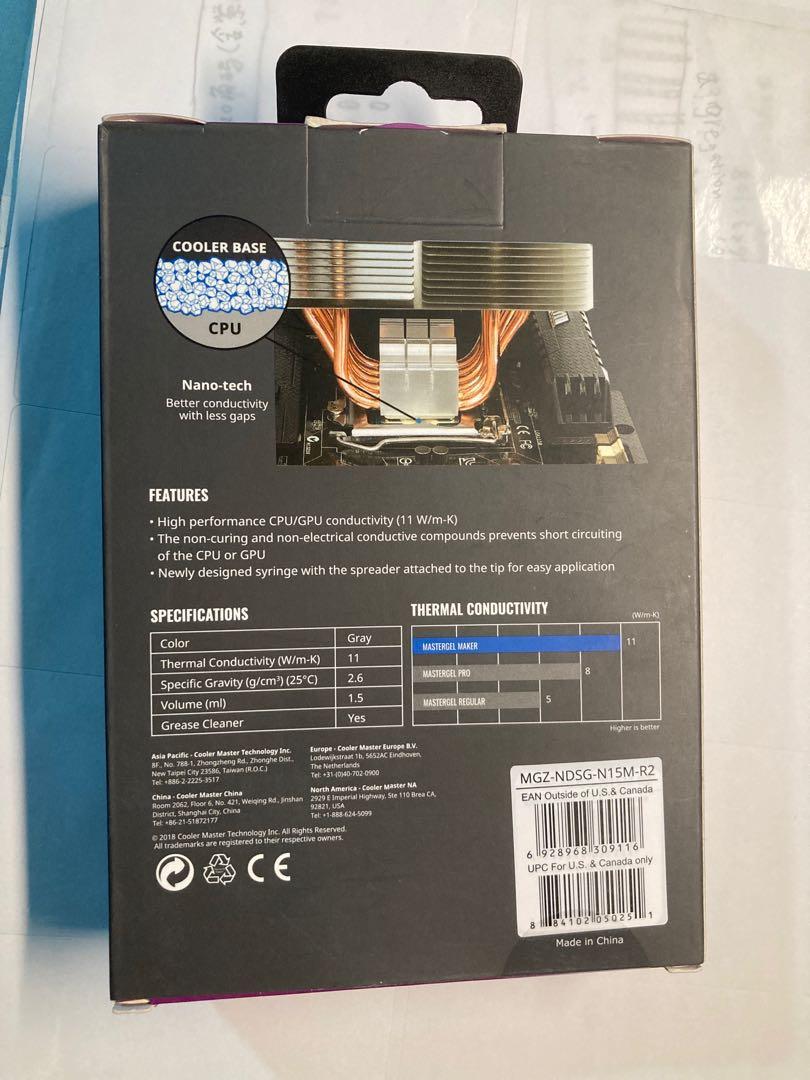 Cooler Master Thermal Paste, Computers & Tech, Parts & Accessories