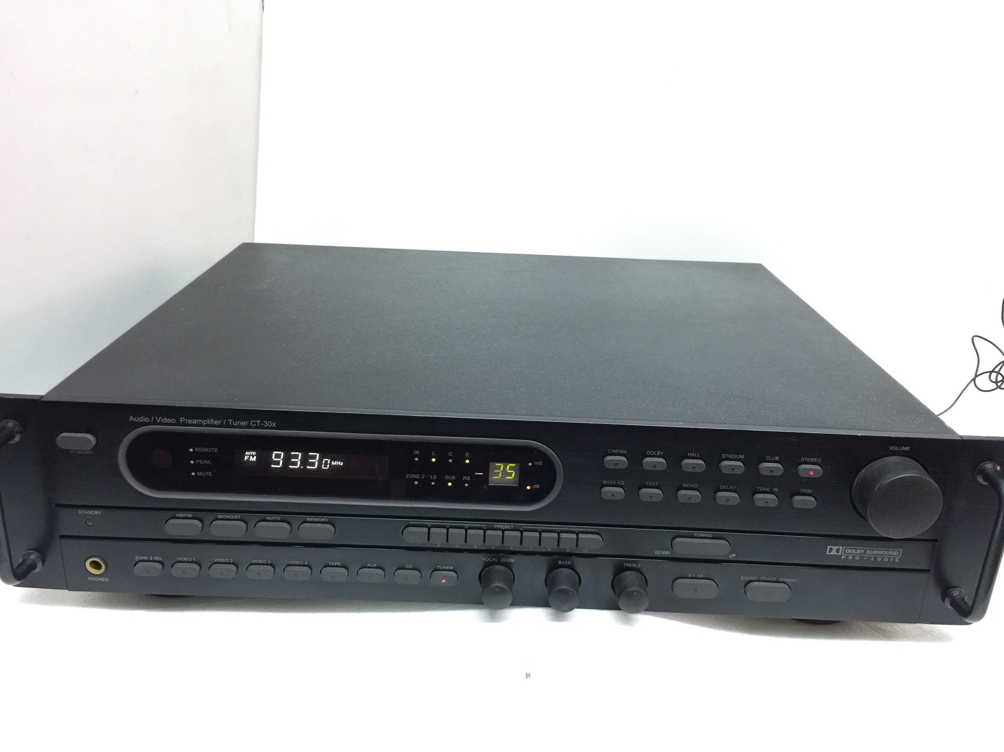 Préampli/Tuner Carver CT-30x – Testé Et Fonctionnel, Bonne état Cosmétique (EB-18168)