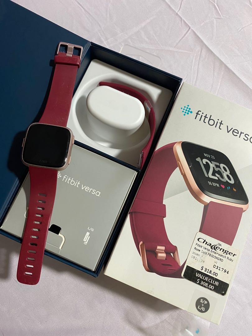 Ruby and rose gold fitbit clearance
