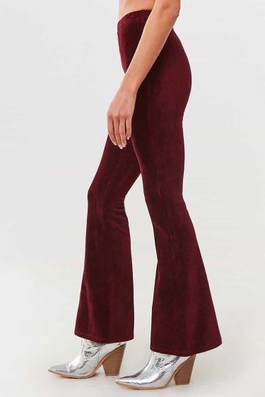 Velvet bell bottoms forever 21 shop