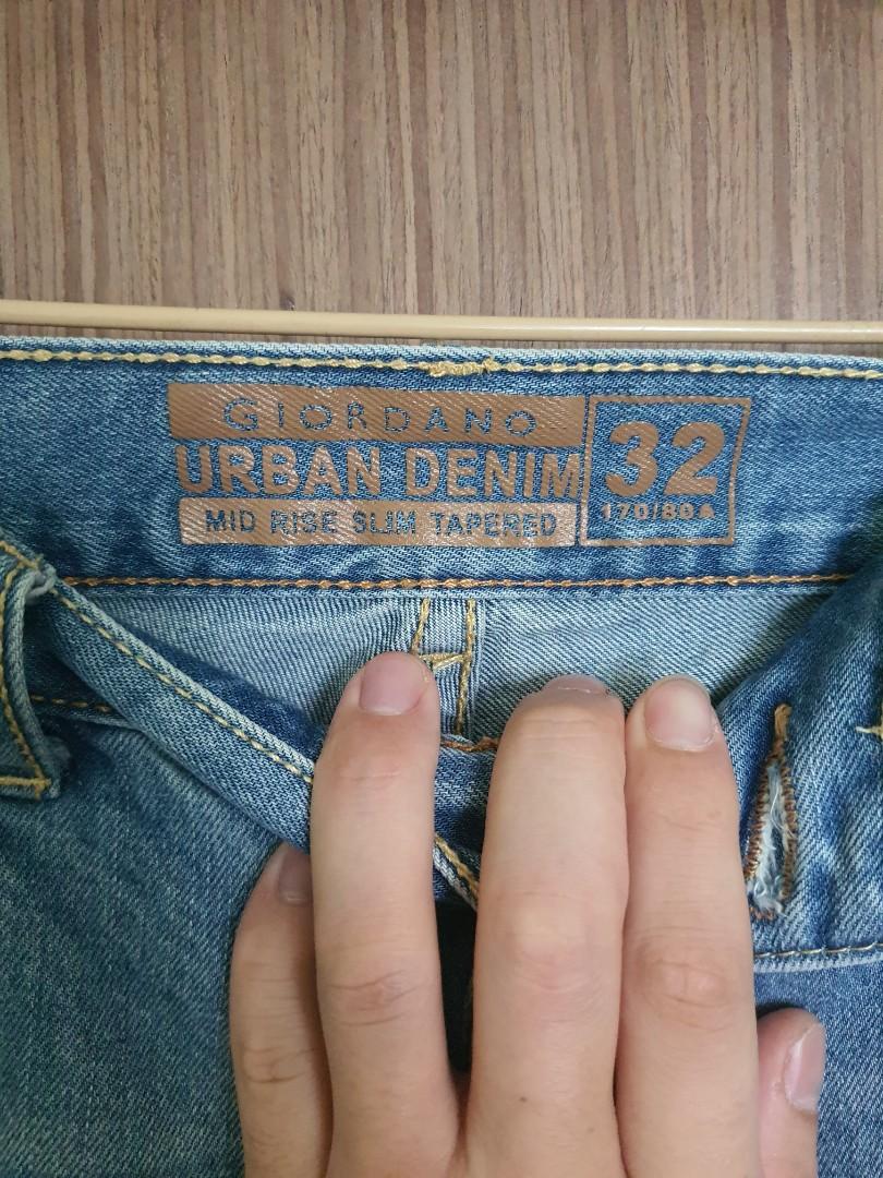 Giordano mid rise slim tapered online