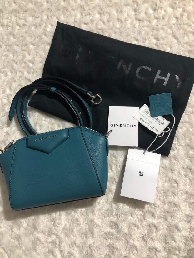 Navy blue 'Antigona Nano' shoulder bag Givenchy - Vitkac TW