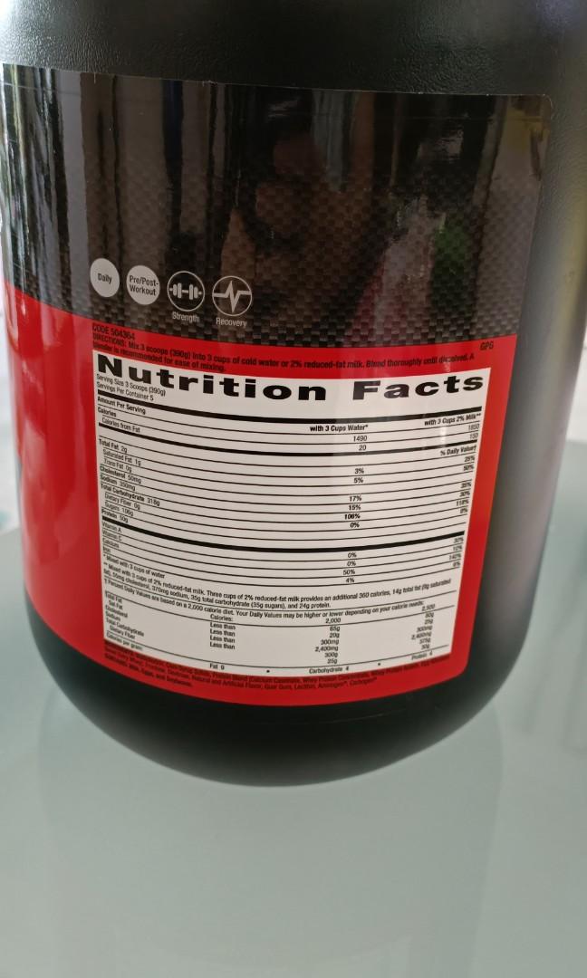 GNC weight gainer 1850, Health & Nutrition, Health Supplements, Sports & Fitness Nutrition on