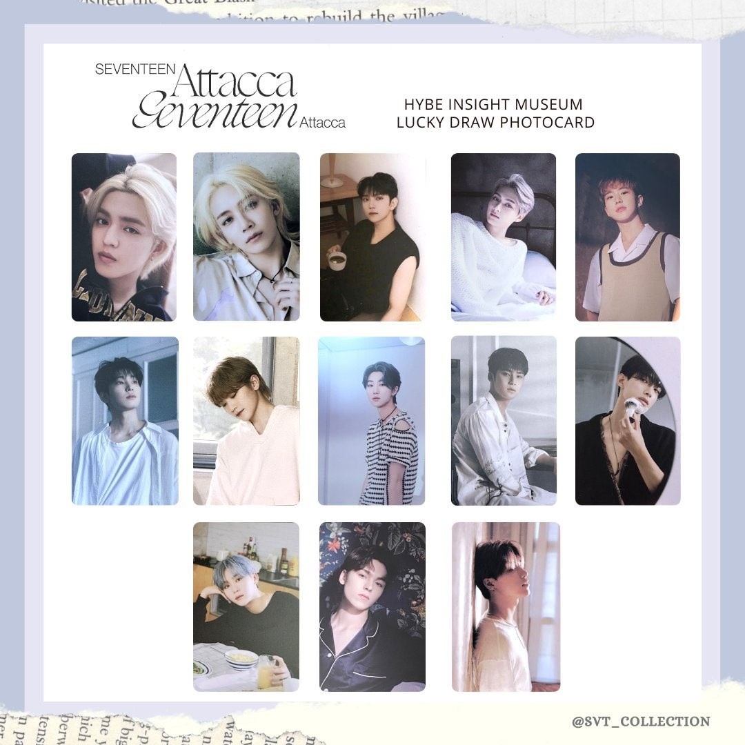 ジョシュア　seventeen attacca hybe insight トレカ SEVENTEEN 'ATTACCA' HYBE INSIGHT MUSEUM VISITOR EXCLUSIVE