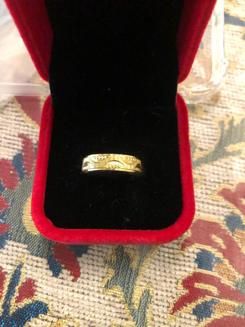 Real gold ring for men top