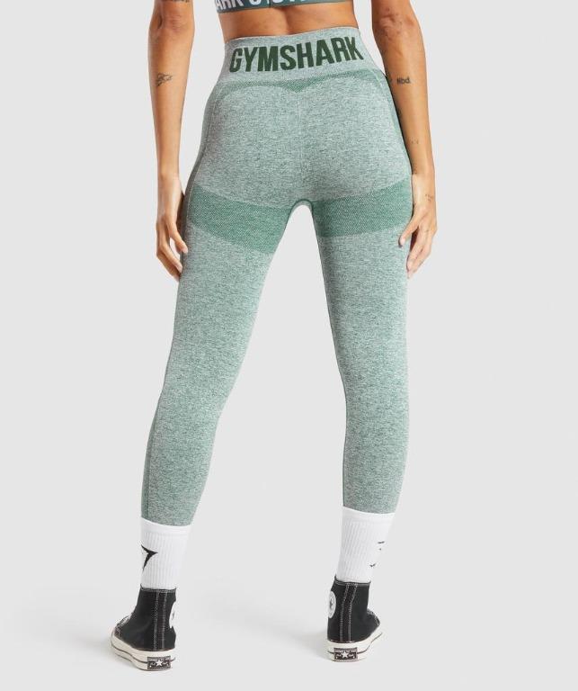 Gymshark - FLEX HIGH WAISTED LEGGINGS (Green), Women's Fashion