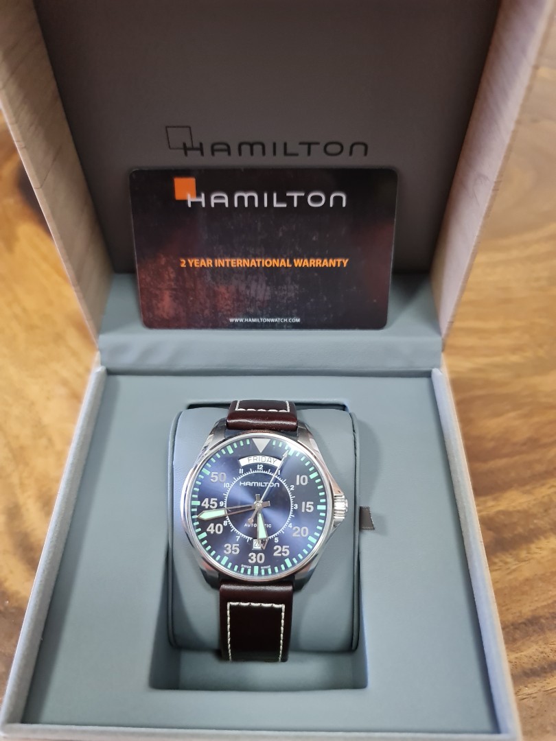 Hamilton Khaki AviationPilot Day Date Auto Luxury Watches on