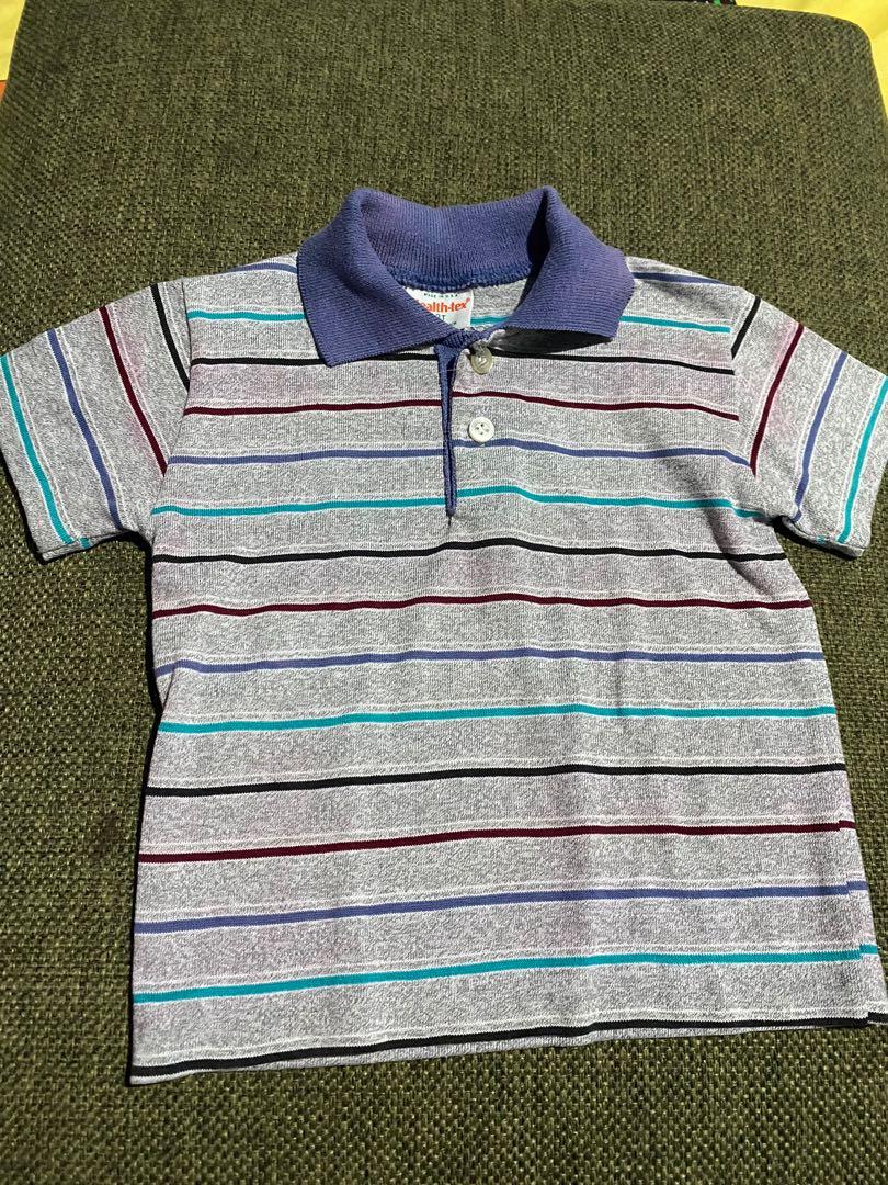 Health-tex Polo shirt (Category: Babies & Kids Fashion) located in Ilagan. Submitted by anjdze (Listing ID 1128826806, Image 1). Description: This is Super nice. Worn few times lng. Size 3t on tag. Bago pa tag nya but some parts have some color trnsfer sa ibng damit po nung nlbhan yta. But not that pansinin naman po 😁 if ur not that maselan.