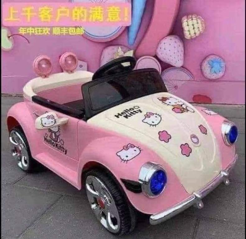 Hello kitty electric car clearance