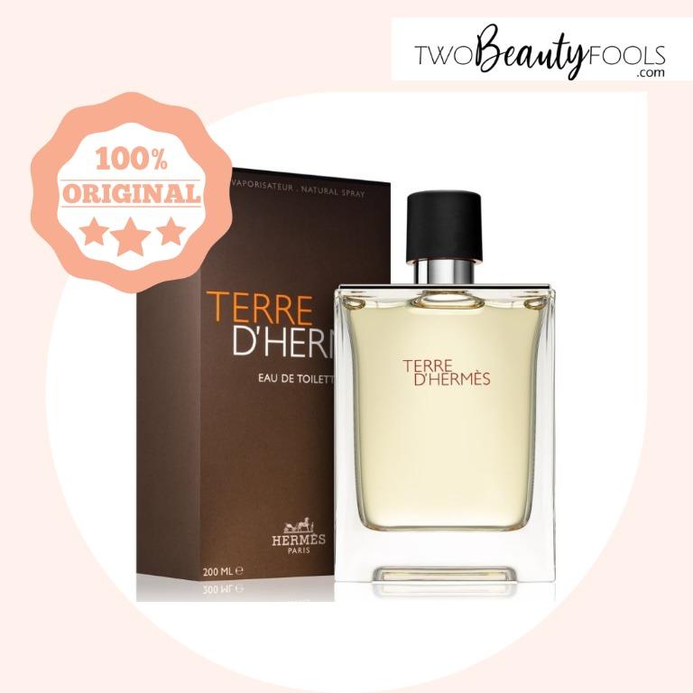 HERMES TERRE D HERMES EDT FOR MEN 200ml Brand New 100