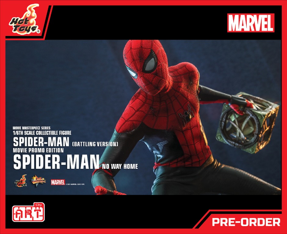 Spider-Man Battling Version Movie Promo Edition Sixth Scale Figure