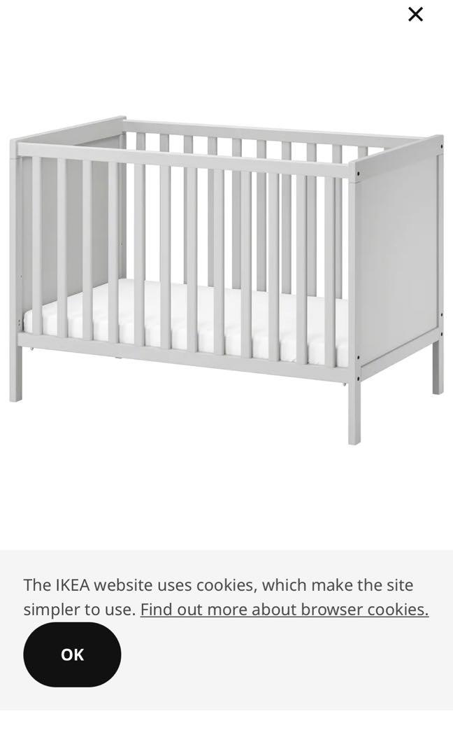 Ikea Baby Cot, Babies & Kids, Baby Nursery & Kids Furniture, Cots