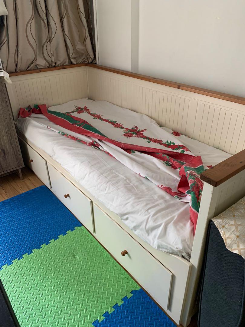 IKEA day bed, Furniture & Home Living, Furniture, Bed Frames