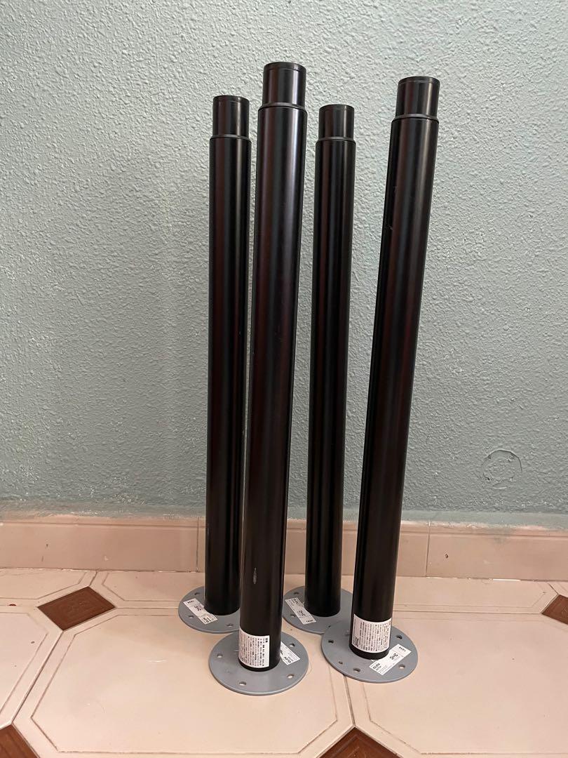 Olov leg adjustable shop black