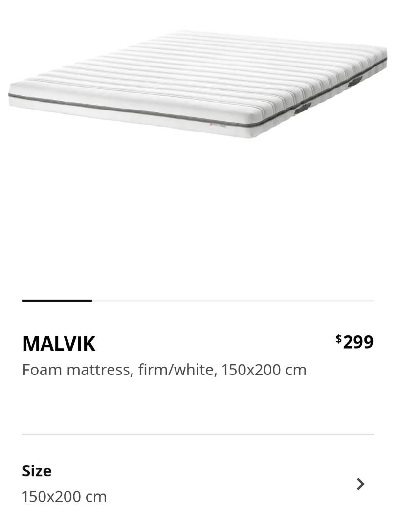 Ikea queen mattress, Furniture & Home Living, Furniture, Bed Frames