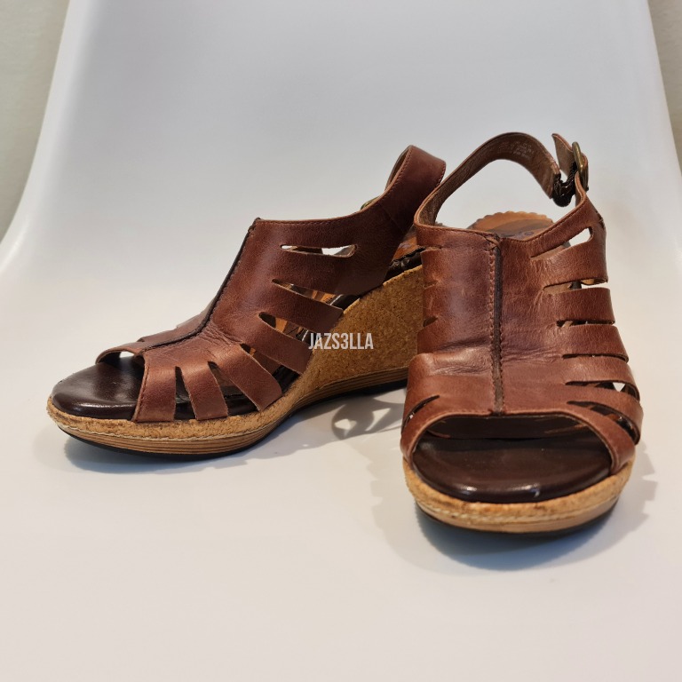 forgænger Positiv Overstige INDIGO BY CLARKS Wedge Cork sandals, Women's Fashion, Footwear, Wedges on  Carousell