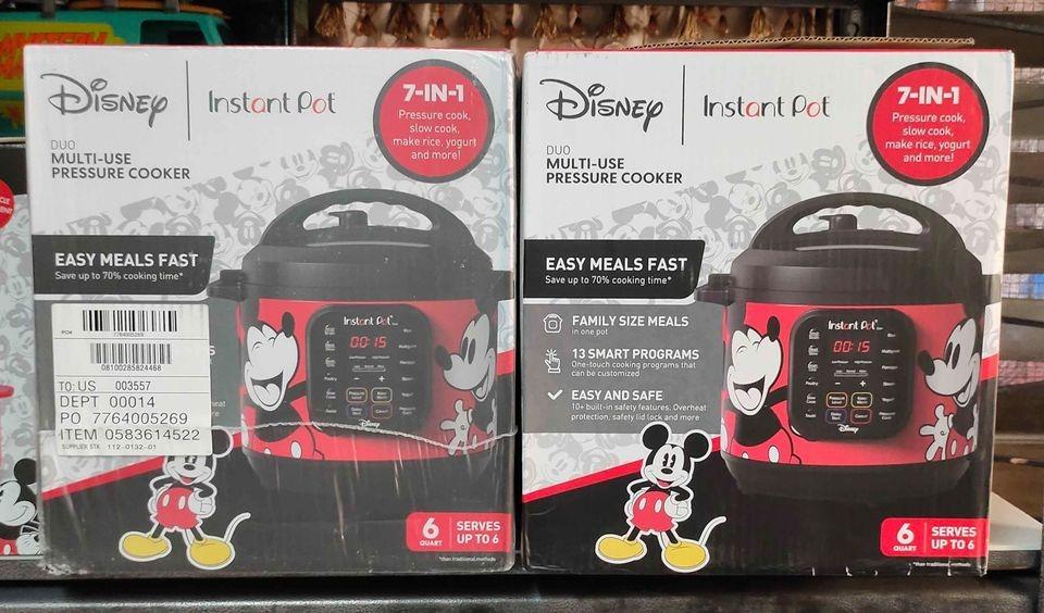 Instant Pot Duo 6 Quart Electric Pressure Cooker, 7-in-1 Multicooker,  Disney Mickey Mouse