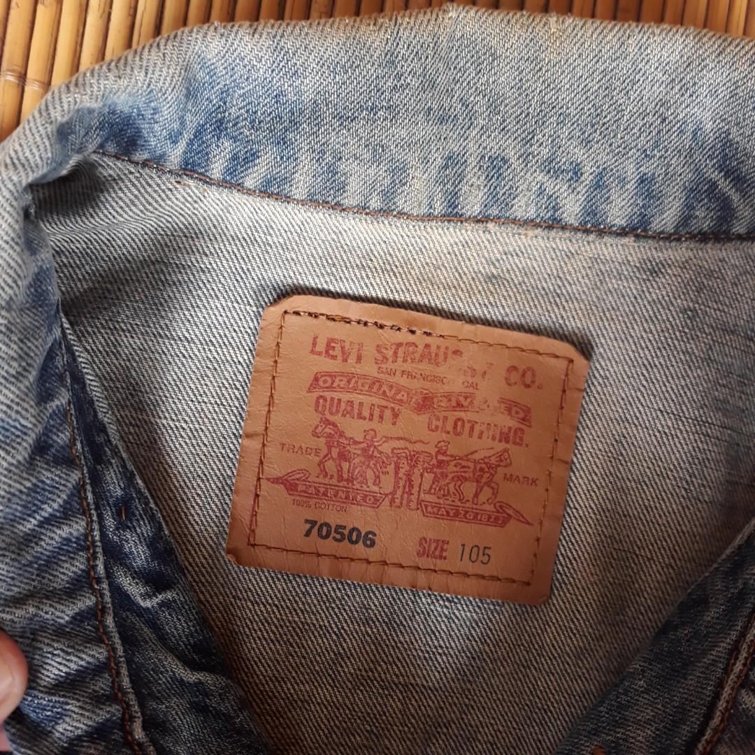 JAKET JEANS LEVI'S 70506 TYPE3 TRUCKER DENIM JUMBO BIG SIZE 105 XL, Fesyen  Pria, Pakaian , Baju Luaran di Carousell