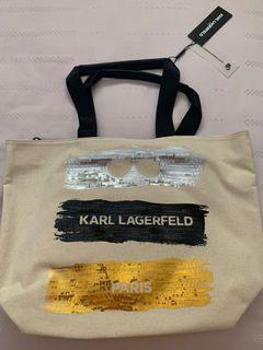 Karl Lagerfeld Large Canvas Totebag
