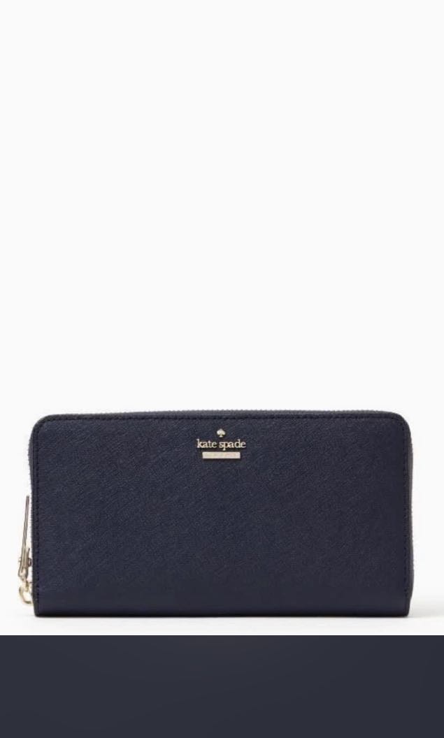 kate spade navy blue wristlet