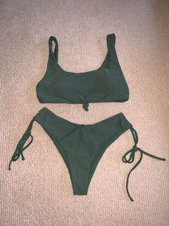 Khaki Green Bikini set