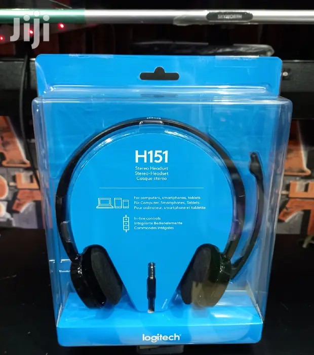 Logitech H151 Stereo Headset Multidevice Headset With inline, Audio