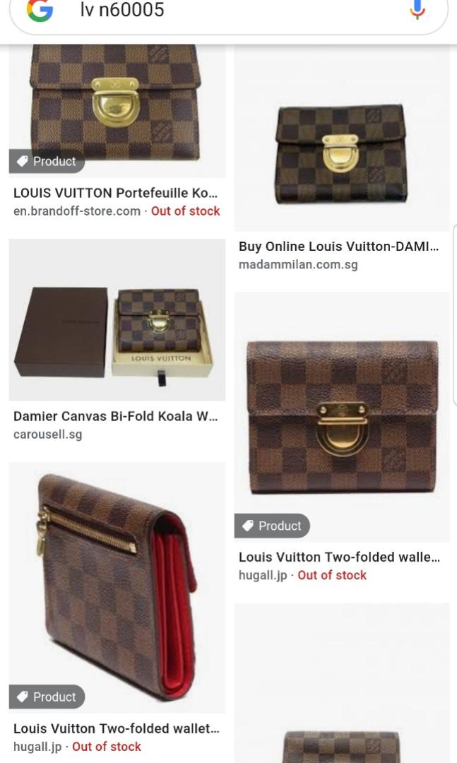 LOUIS VUITTON Portefeuille Koala Wallet, Luxury, Bags & Wallets on Carousell