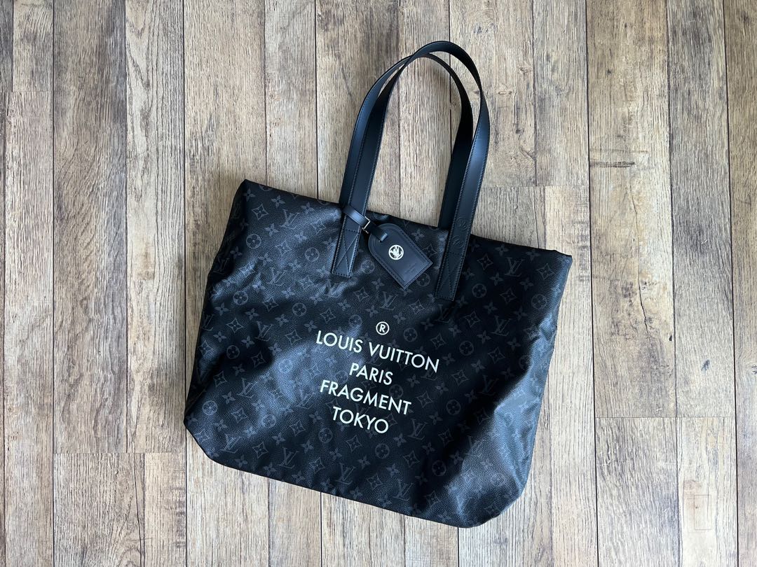 DS Louis Vuitton x Fragment Canvas Cabas Light Black Tote Bag