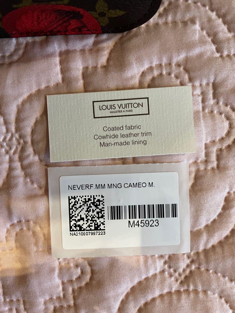 M45923 Louis Vuitton LVxFornasetti Monogram Cameo Neverfull MM