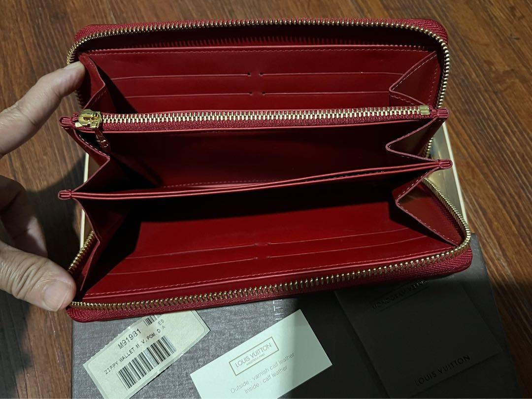 Louis Vuitton Monogram Vernis Zippy Wallet Long Wallet Woman