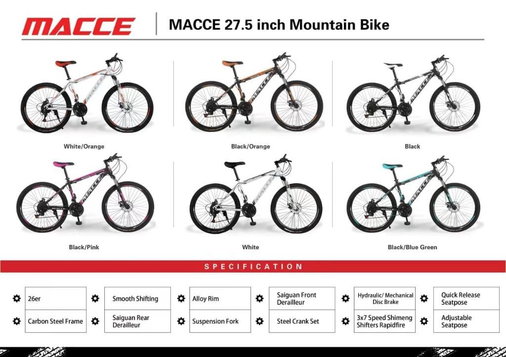 Macce bike specs outlet