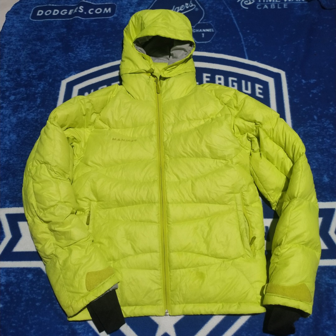 Buy mammut yellow puffer jacket Free Shipping