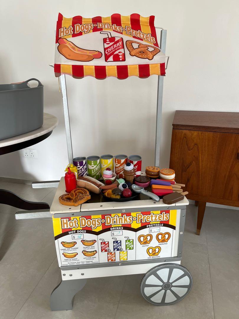 Melissa Doug snacks and sweets food cart