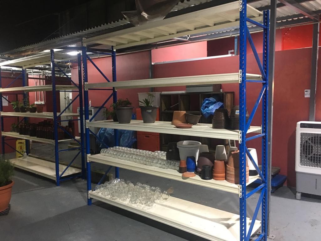 Metal racking 2.5meters high, Furniture & Home Living, Furniture ...