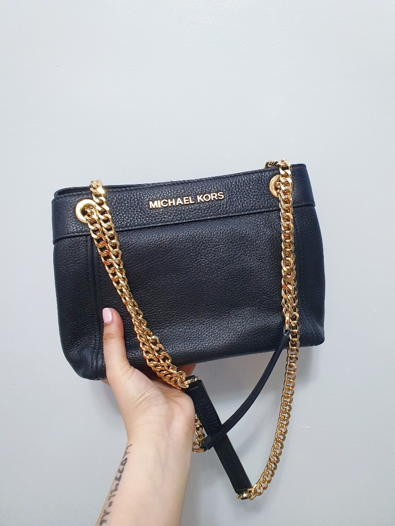 Michael Kors Medium Chain Messenger Bag, Luxury, Bags & Wallets on